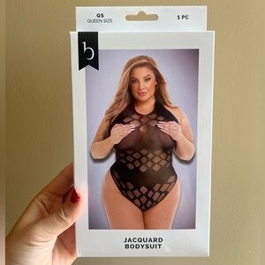 Baci Jacquard Bodysuit NIB